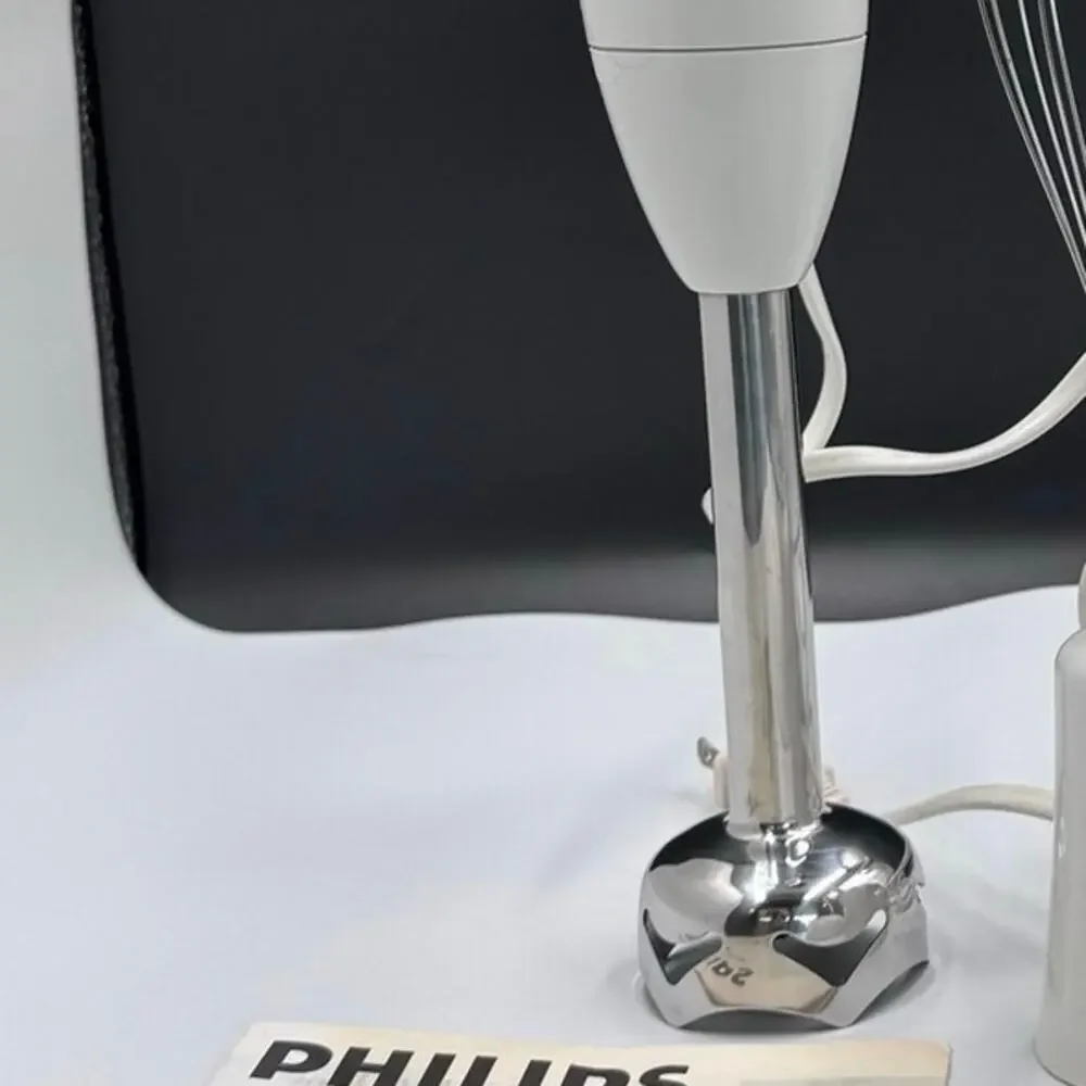 Philips Daily Collection Hand Blender Chopper Set Whisk HR1357 HR1358 300W White